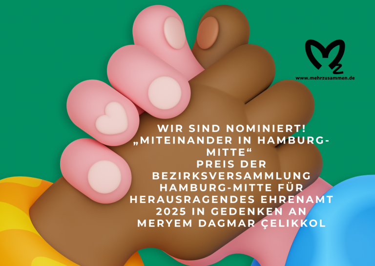 NOMINIERT! Ehrenamtspreis Hamburg-Mitte